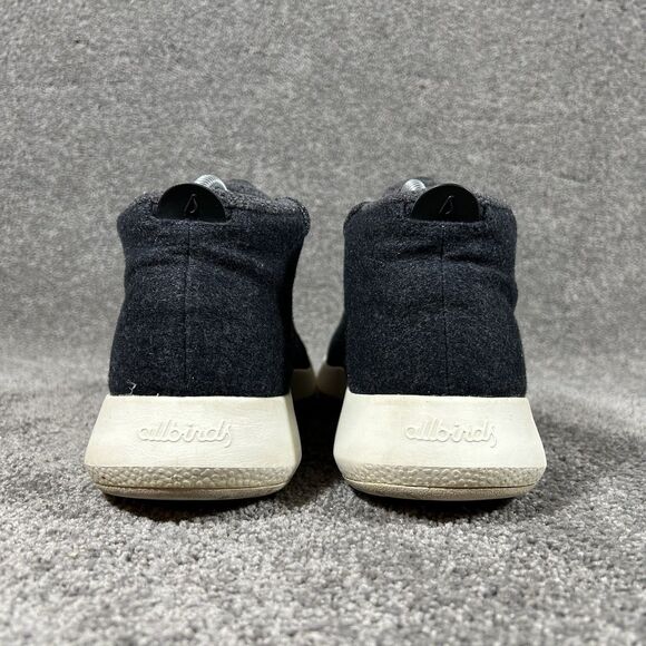 Allbirds WRU Wool Runner Up Mizzle Black Mid Top Running Shoes Women's Size 9 - Picture 6 of 11